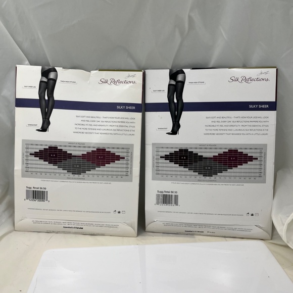 Hanes Silk Reflections Thigh High Stockings - Picture 2 of 2